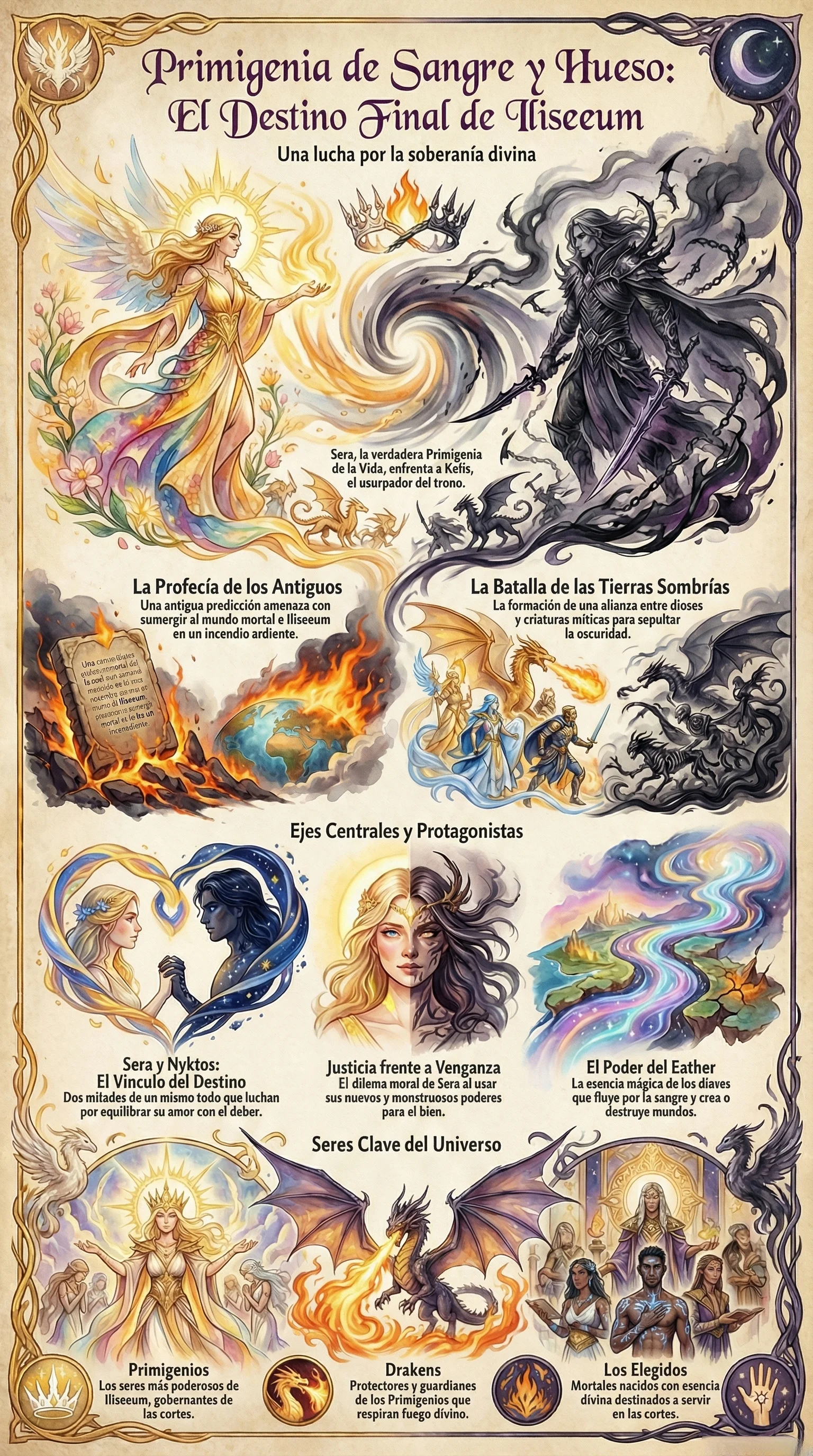 Infografía Primigenia de Sangre y Hueso