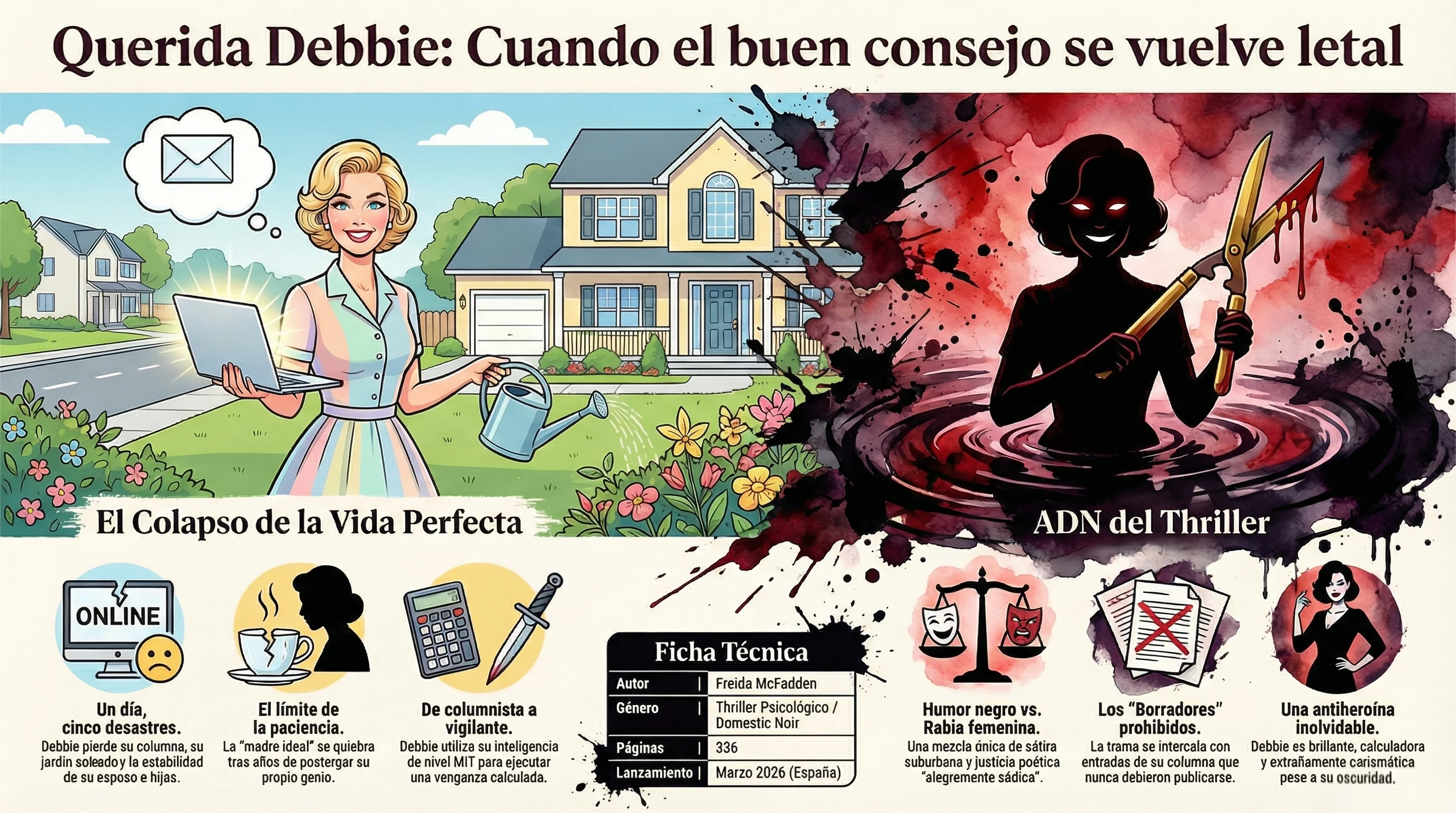 Infografía de Querida Debbie