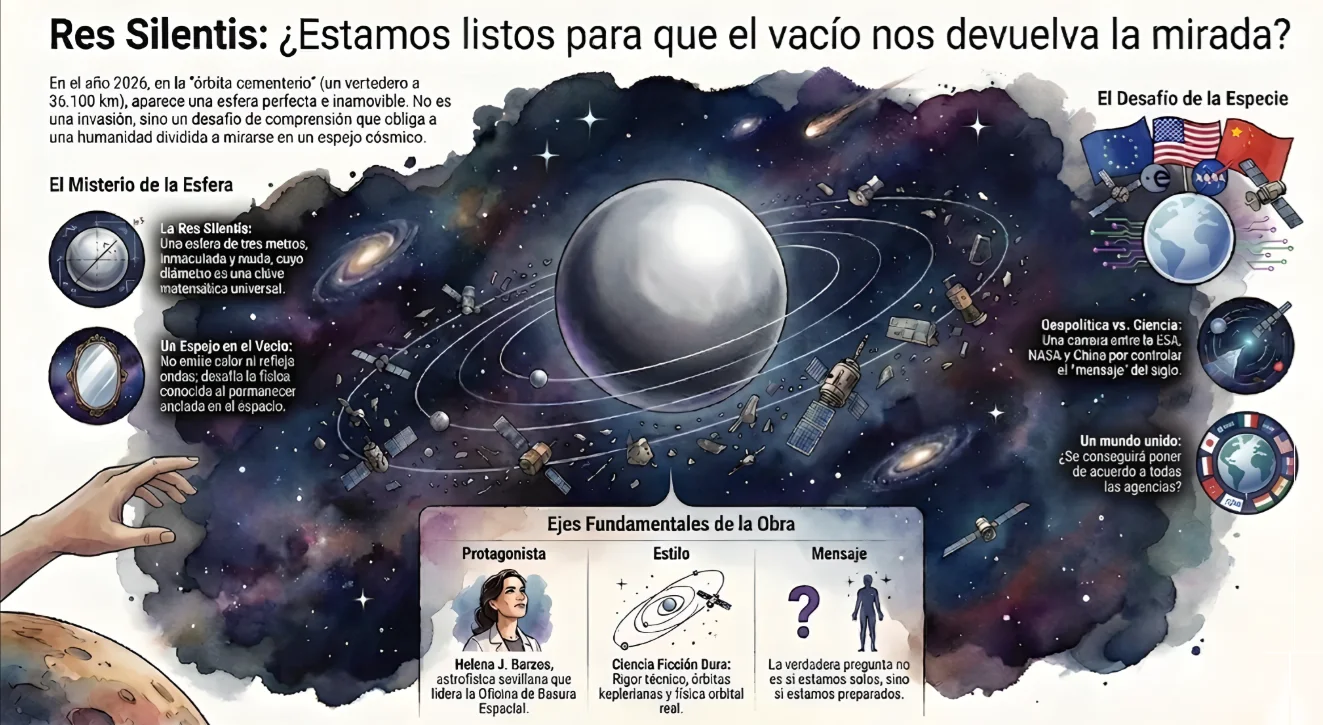 Infografía de Res Silentis - donde Callan las Estrellas