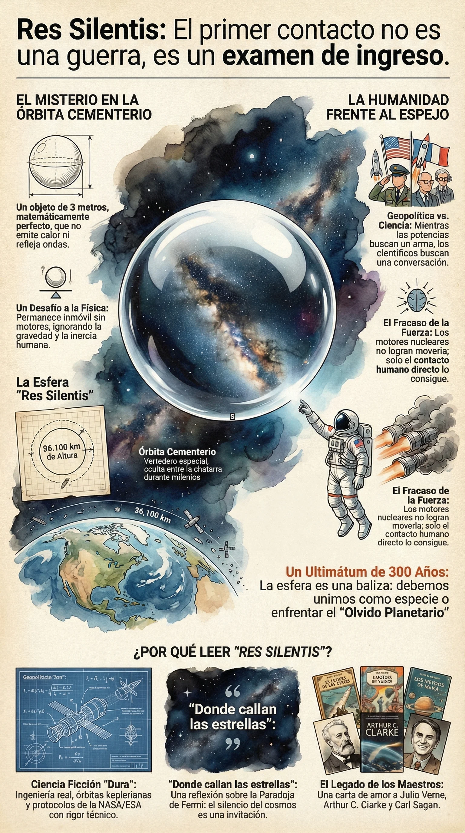 Infografía Res Silentis - donde Callan las Estrellas