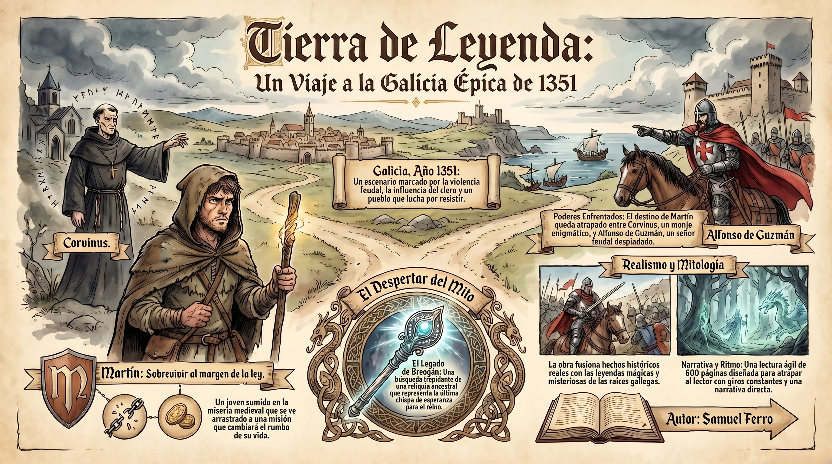 Infografía de Tierra de Leyenda - El legado de Breogán