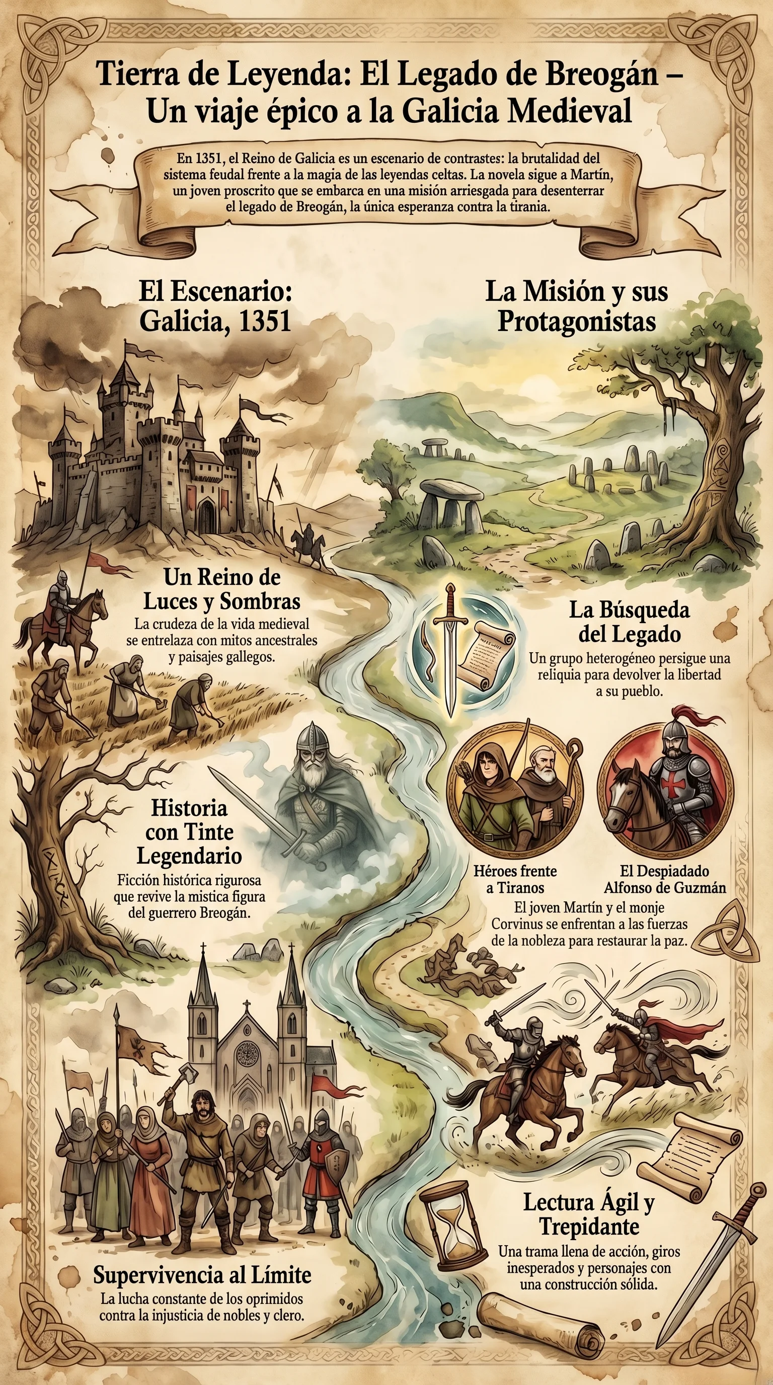 Infografía Tierra de Leyenda - El legado de Breogán