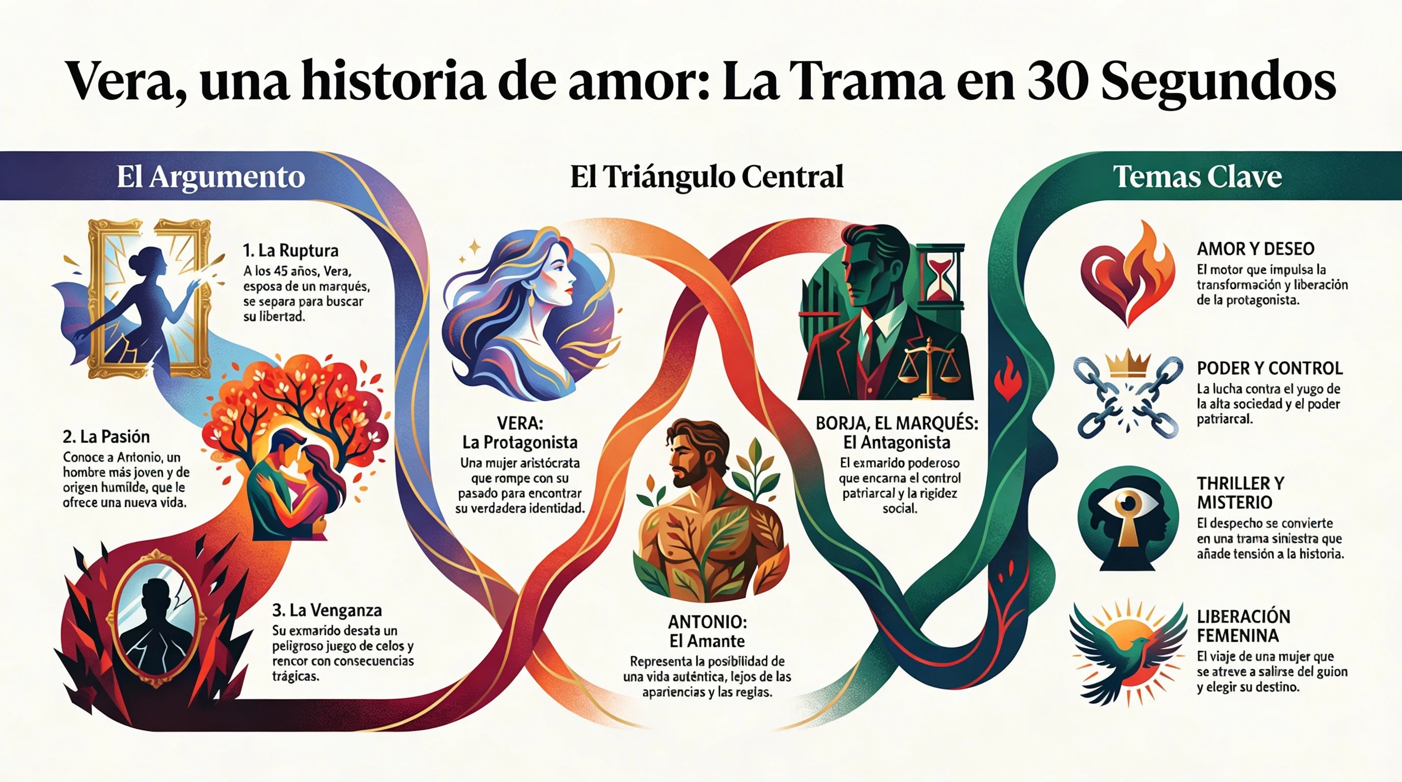 Infografía de Vera Una Historia de Amor